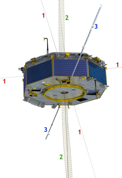 MMS Spacecraft closeup